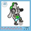 Disney violetta logo embroidery, walt disney​ embroidery