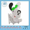 Doki t shirt cartoon embroidery, disney dog characters​​ embroidery