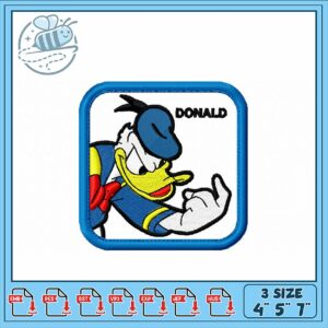 Donald Duck Embroidery Design for All Projects