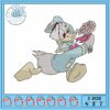 Donald duck est 1940 embroidery, donald duck costume​ embroidery