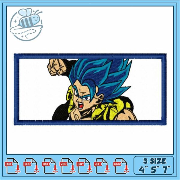 Dragon Ball Super Embroidery Design for Crafting Fun