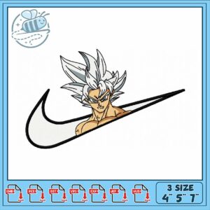 Dragon Ball Super Inspired Embroidery Design File