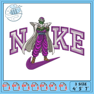 Dragon Ball Z Nike Embroidery Design for Apparel