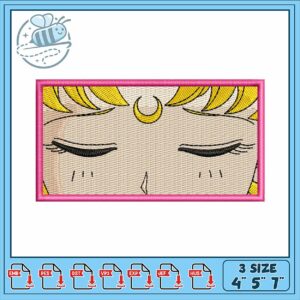 Dreamy Princess Embroidery Design in Three Sizes