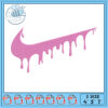 Dripping Nike Swoosh Embroidery Design Digital Format