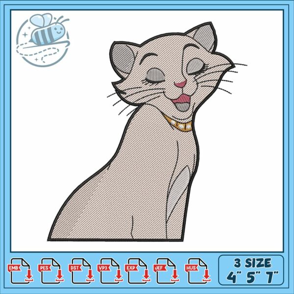 Ducesa the aristocats embroidery, ducesa de alba​ embroidery