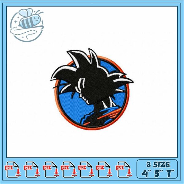 Dynamic Anime Character Embroidery Design Download