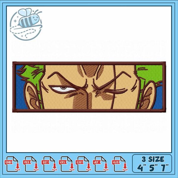 Dynamic Embroidery Design of Bold Character Face