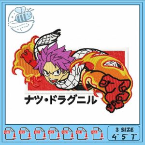 Dynamic Embroidery Design of Dragonfire Character