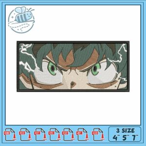 Dynamic Embroidery Design of Heroic Character Face