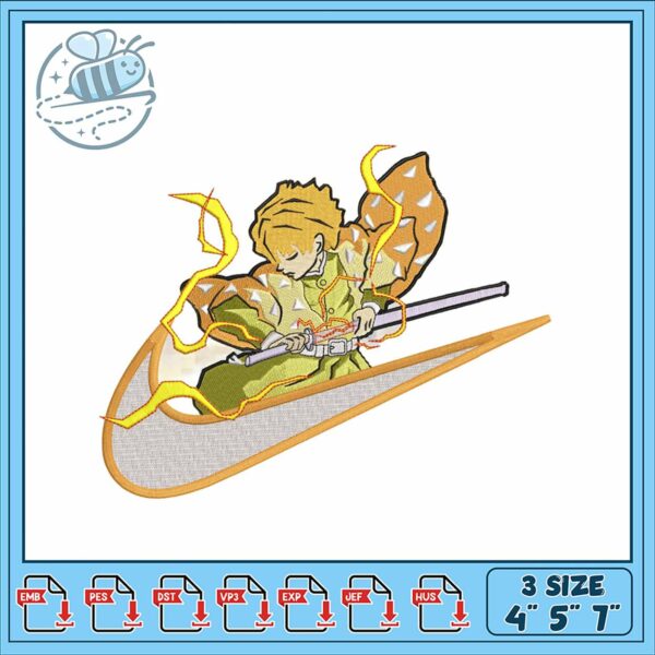Dynamic Embroidery Design of Heroic Character Я