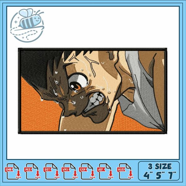 Dynamic Embroidery Design of Intense Expression Art