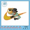 Dynamic Embroidery Design Lightning Fighter Art