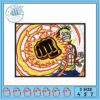 Dynamic Firebender Embroidery Design for Crafts