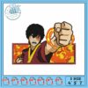 Dynamic Embroidery Design of Powerful Fighter 4 5 7