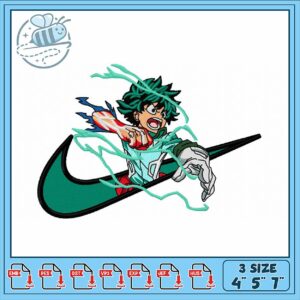 Dynamic Hero Embroidery Design for All Fabrics