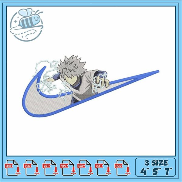 Dynamic Lightning Embroidery Design for Projects