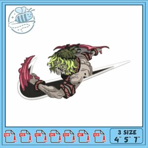 Dynamic Monster Skateboarding Embroidery Design Files