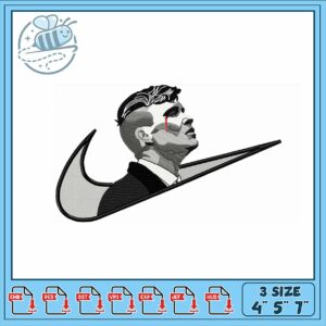 Dynamic Nike Embroidery Design for Fashion Lovers