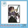 Dynamic Samurai Embroidery Design for Crafts 4x5x7