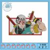 Dynamic Samurai Embroidery Design for Unique Decor