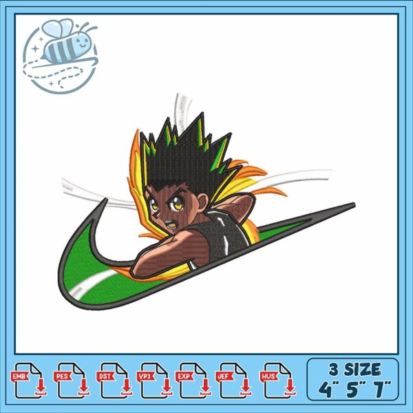 Dynamic Sports Embroidery Design for Creative Projects