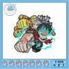 Dynamic Superhero Embroidery Design for Crafts