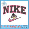 Eeyore Nike Drip Embroidery Design