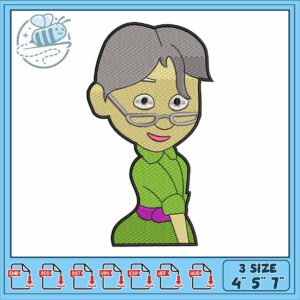 Ellie fredricksen embroidery, carl ellie fredricksen​ embroidery
