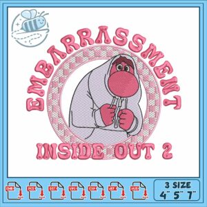 Embarrassment inside out embroidery Embarrassment inside out embroidery