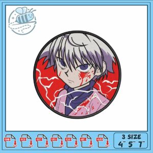 Embroidered Anime Character Design for Crafts 4x5x7