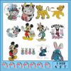 Embroidery Bundle with Fun Cartoon Characters Designs