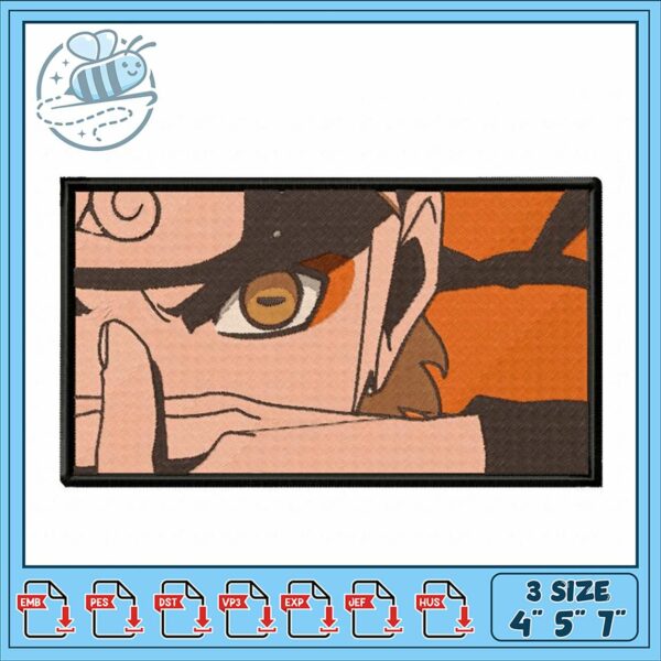 Embroidery Design Anime Character Art for Decor