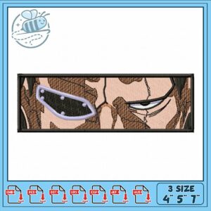 Embroidery Design Anime Character Eye Patch Style