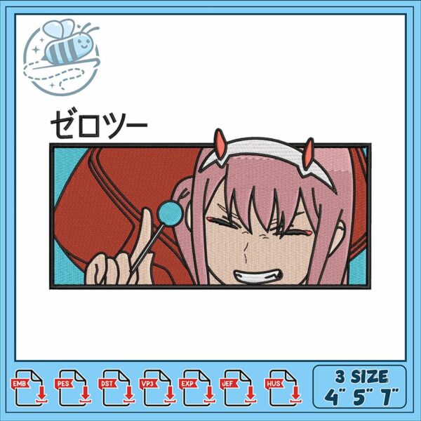 Embroidery Design Anime Character Fun Embroidered Art