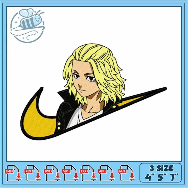 Embroidery Design Anime Character for All Projects