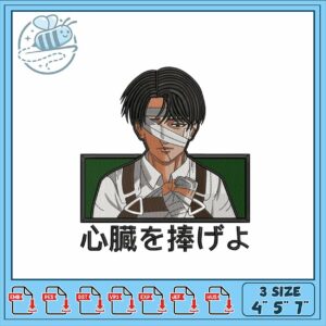Embroidery Design Anime Character for Craft Projects