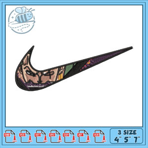 Embroidery Design Anime Nike Swoosh