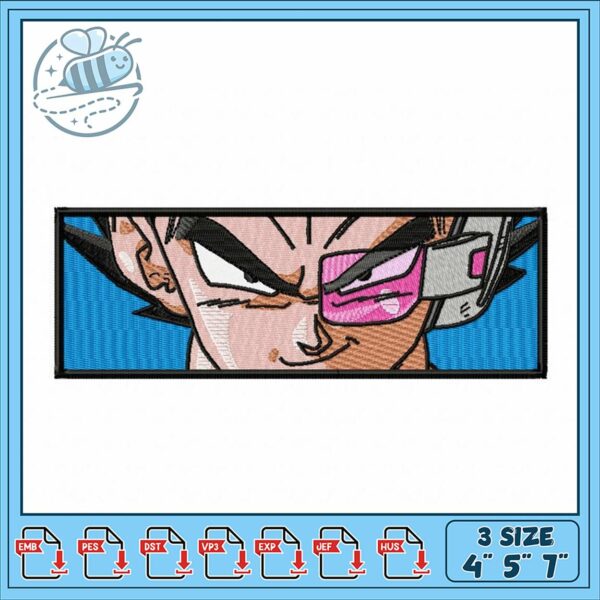 Embroidery Design Cartoon Hero Face Machine Embroidery