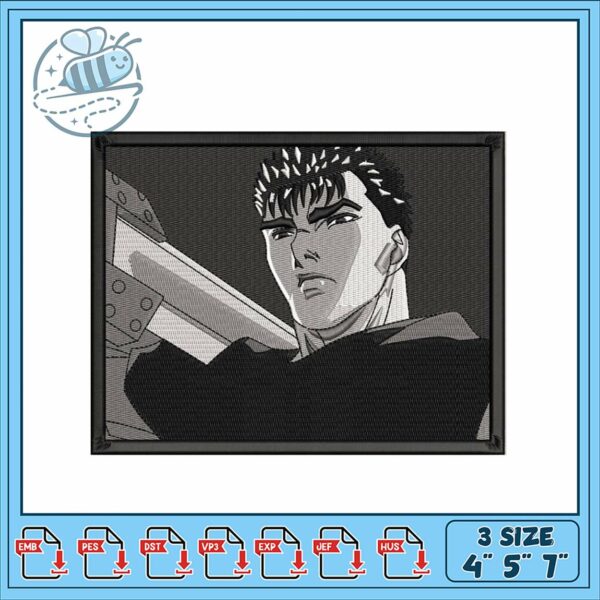 Embroidery Design Classic Character Wall Art Piece