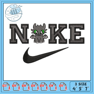 Embroidery Design Cute Creature Sports Theme Art