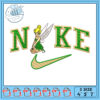 Embroidery Design Dog Nike Logo in Three Sizes