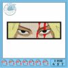 Embroidery Design Fierce Character with Blue Eyes