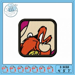 Embroidery Design Fun Cartoon Character Patch 4 5 7