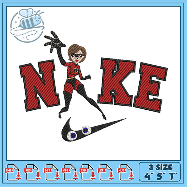 Embroidery Design Incredibles Nike