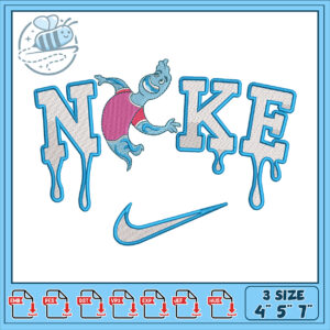 Embroidery Design Melted NKE Logo