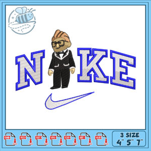 Embroidery Design Nike Gentleman