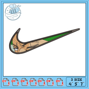 Embroidery Design Nike Swoosh Anime