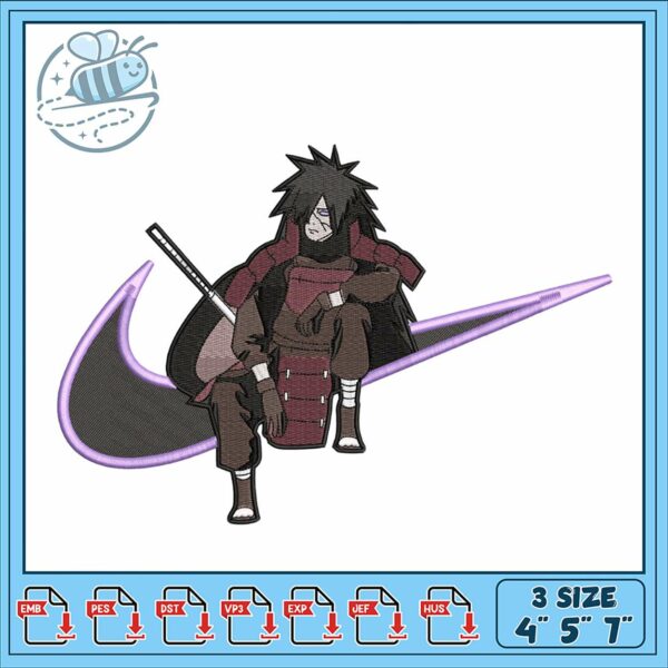 Embroidery Design Ninja Character Unique Artwork Download