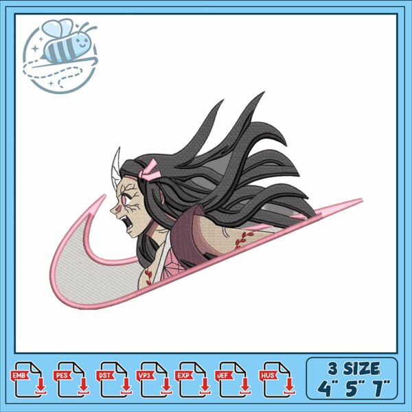 Embroidery Design Stylish Fantasy Character Art